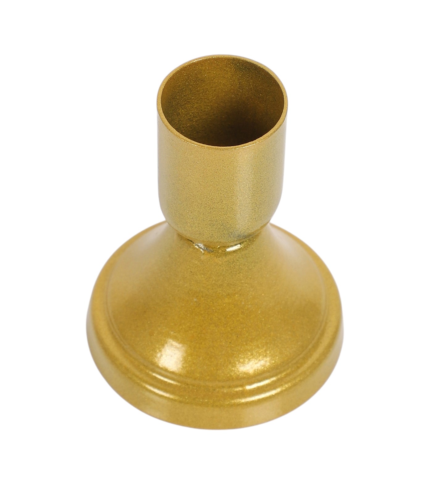 Small Black & Gold Candle Stand Set of 3