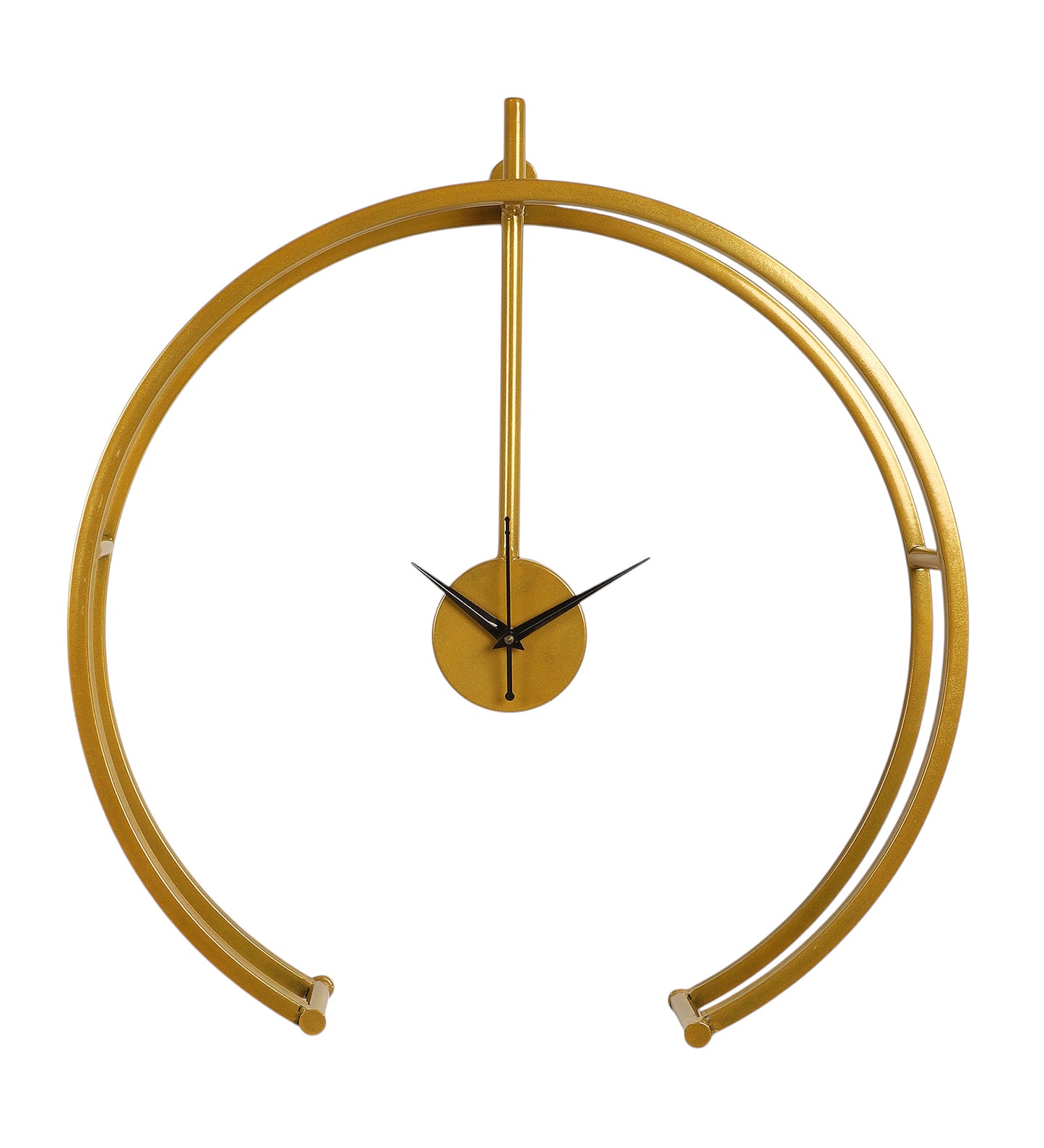 Gold Double Ring Wall Clock