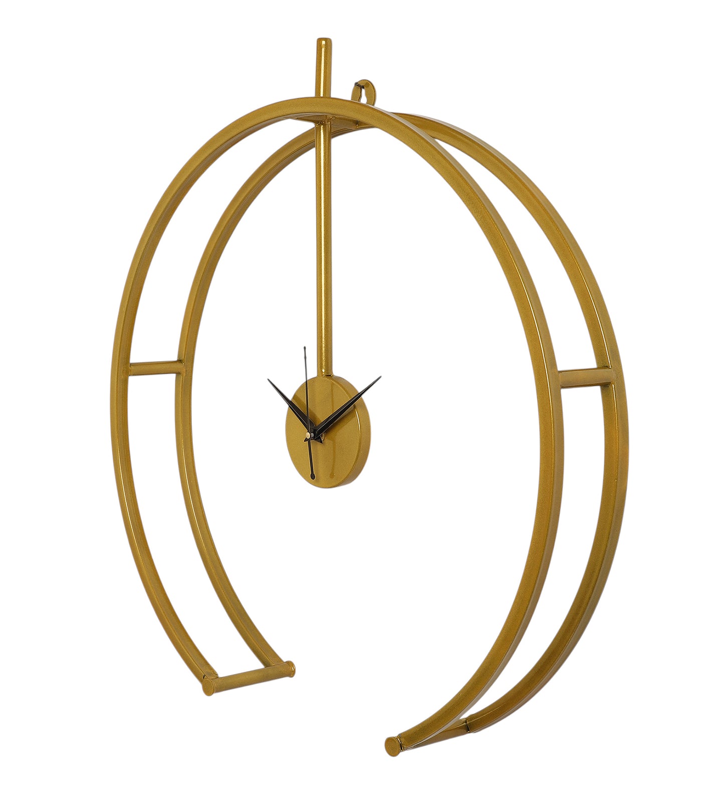 Gold Double Ring Wall Clock