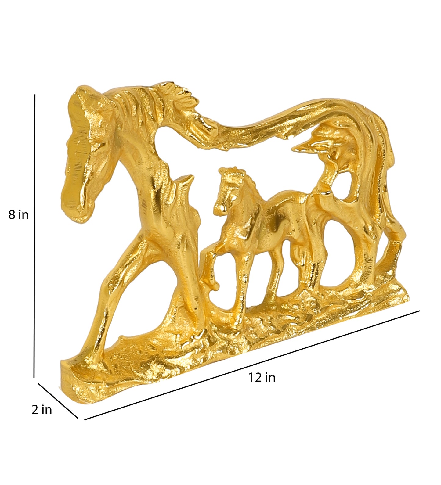 Aluminium Horse Table Decor