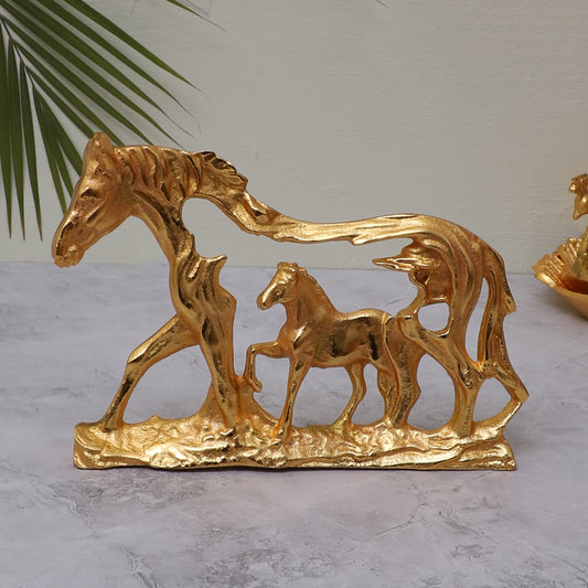 Aluminium Horse Table Decor
