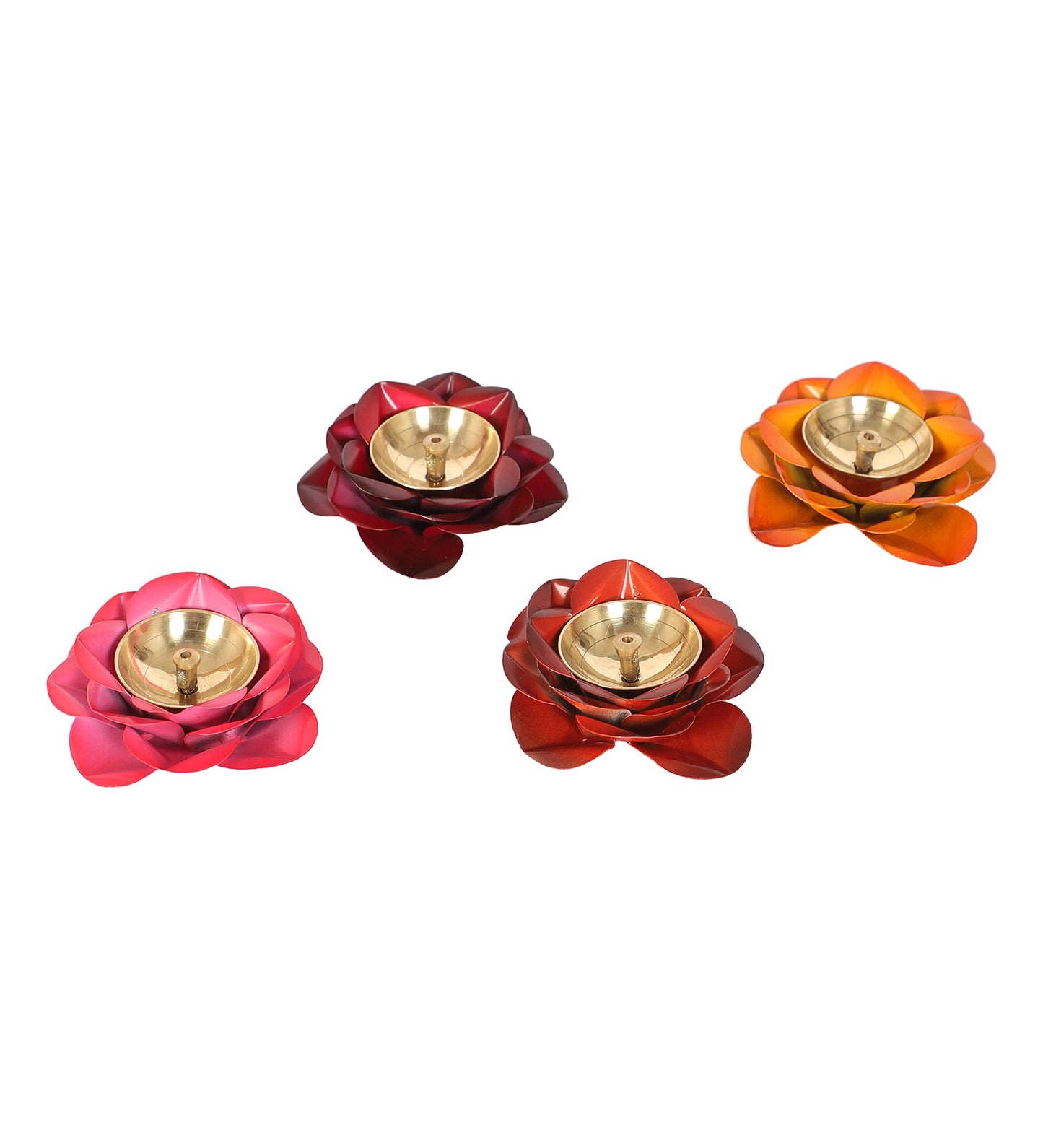 Small Multicolor Metal Dia Set of 3