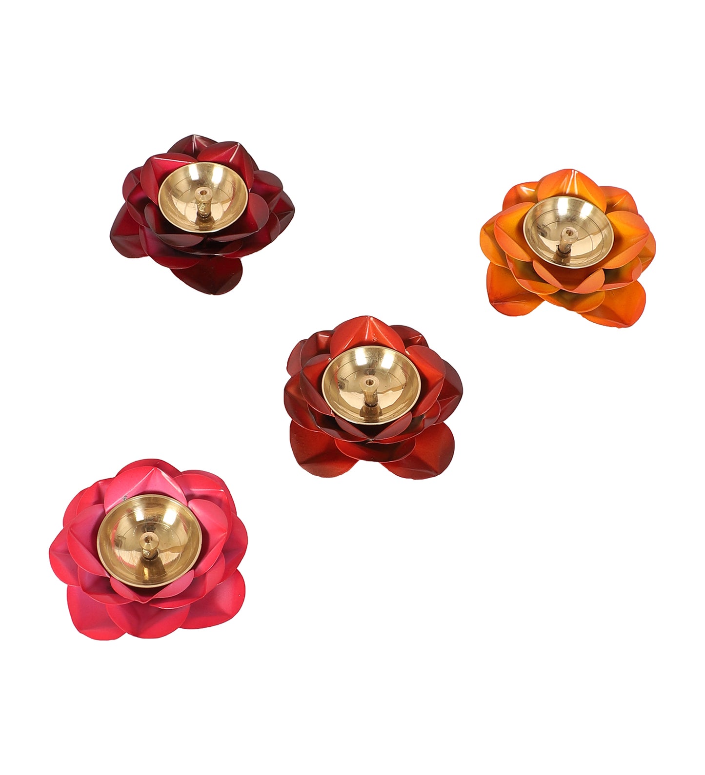 Small Multicolor Metal Dia Set of 3