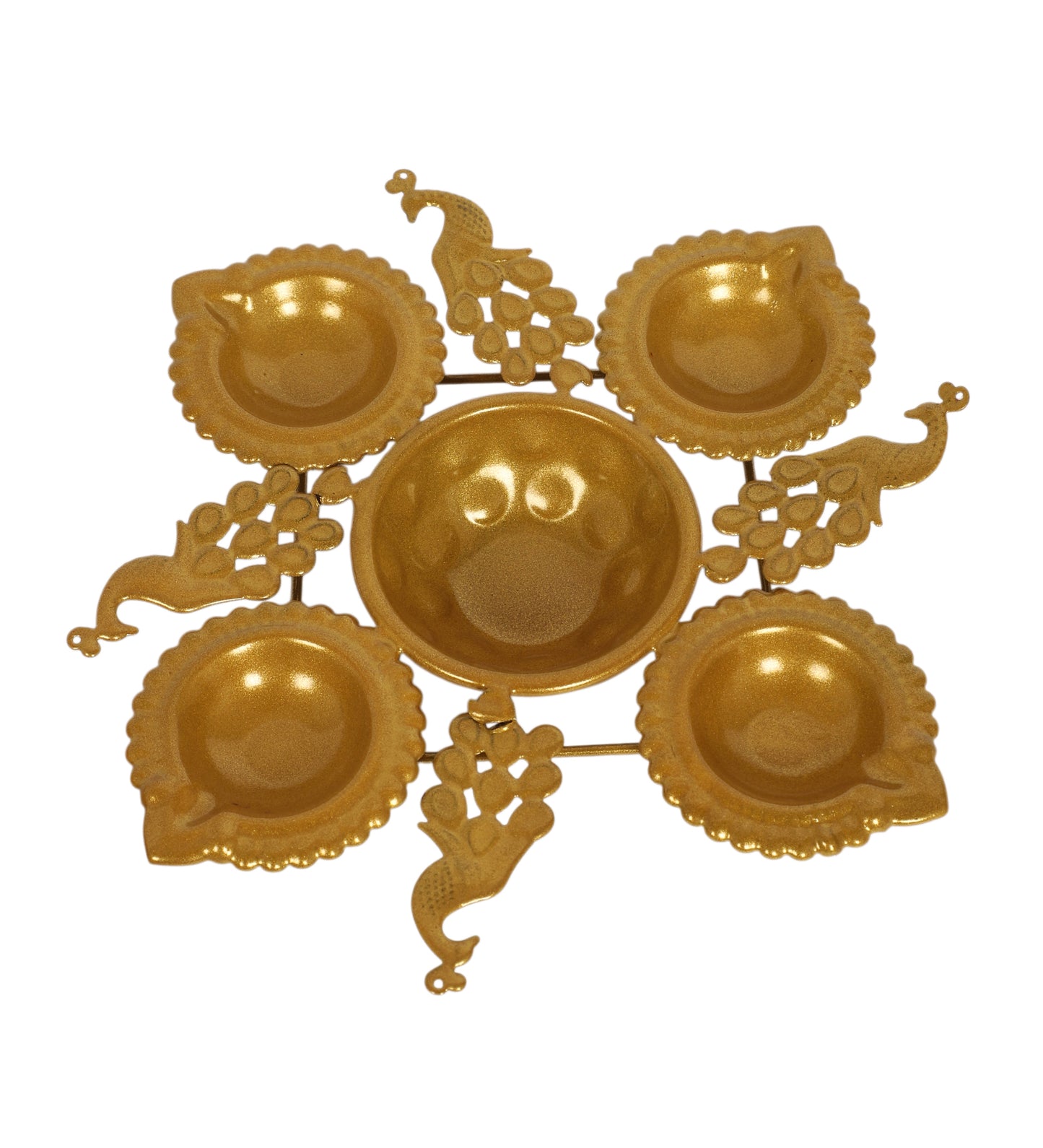 Peacock Small Dia Urli Set of 2